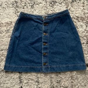 RARE American Apparel denim skirt